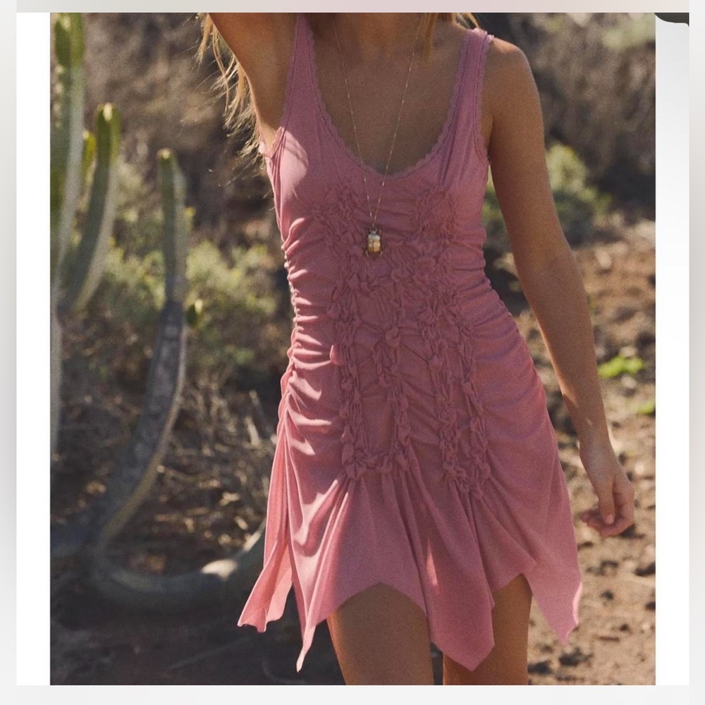 Zara Pink Asymmetrical Dress